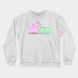 cute kitties Crewneck Sweatshirt